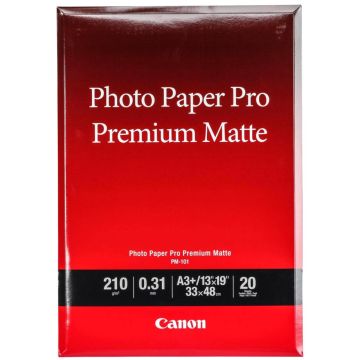 Canon PM-101 Pro Premium matēts A3+, 20 loksnes, 210 g