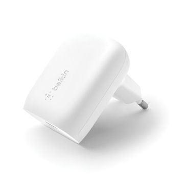 Belkin BOOST Charge USB-C 30W PD PPS 1m Lightning Kabelis, Balts