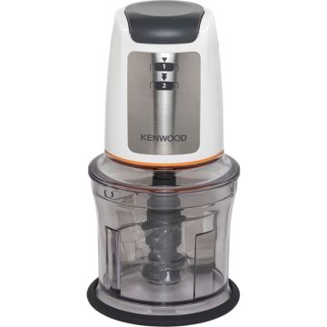 Kenwood CHP61.100WH Mini Chopper gaļas un dārzeņu smalcinātājs, 500W, 2 asmeņi, balts