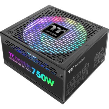 Thermaltake Toughpower GF2 PSU ATX 2.4, 750W, Modulārs, 80+ Gold, ARGB, 2x 4+4-pin CPU, 10x SATA, 4x Molex, 4x 6+2-pin GPU