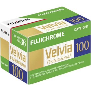 Fujifilm Velvia 100 Krāsu diapozitīvā foto filma 135/36 kadri ISO100