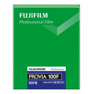 Fujifilm Provia 100 F Krāsu diapozitīvā foto filma 4x5 collas ISO100