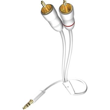 in-akustik Star audio kabelis – sadalītājs 3,5mm Jack Plug - Cinch 5,0 m