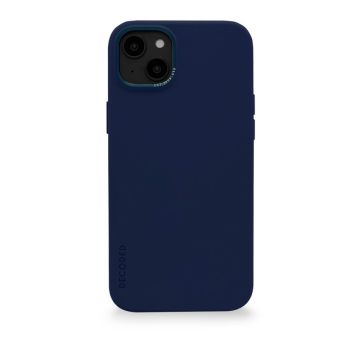 Decoded antibakteriāls silikona vāciņš iPhone 14 Plus zils Navy Peony