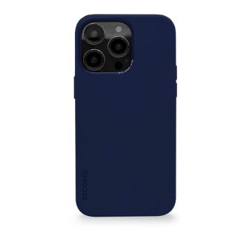 Decoded antibakteriālais silikona vāciņš iPhone 14 Pro Max zils Navy Peony