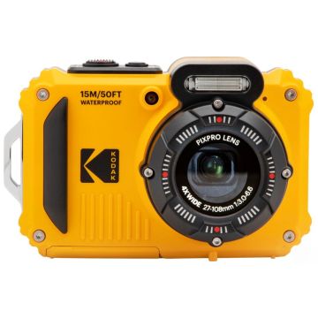 Kodak PixPro WPZ2 Ūdensizturīga Digitālā Kamera , 16MP, 2.7" Ekrāns, 1080p Video, Dzeltena