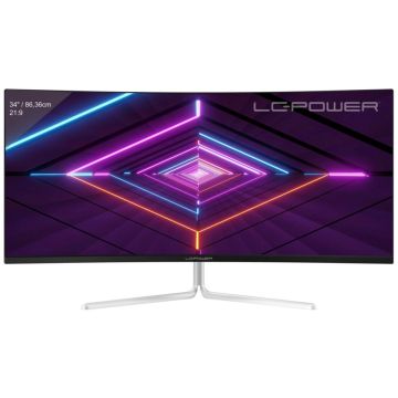 LC Power LC-M34-UWQHD-100-C-V3, 34" Gaming monitors, 3440 x 1440 px, 100 Hz, VA