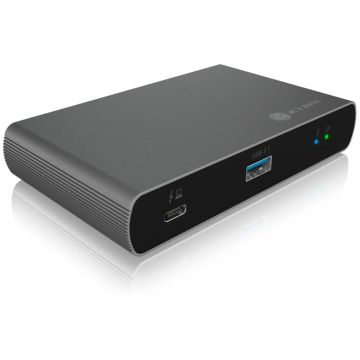 RaidSonic ICY BOX IB-HUB801-TB4 Thunderbolt 4 USB-C Hub, 3xUSB-C, 1xUSB-A