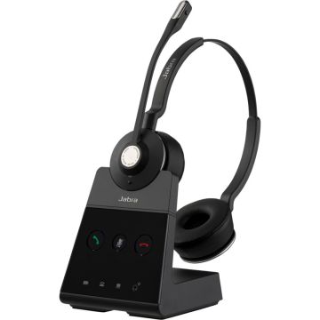 Jabra Engage 65 Stereo Bezvadu Austiņas ar Mikrofonu, Melnas