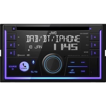 JVC KW-DB95BT Auto Radio ar 4 x 50W DAB+, Bluetooth un USB Atskaņošanu