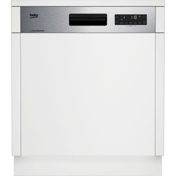 Beko DSN 28433XG iebūvējamā trauku mazgājamā mašīna, nerūsējošais tērauds, 14 komplekti