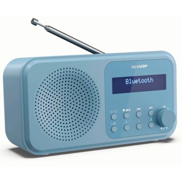 Sharp DR-P420(BL) Radio, DAB+/FM, baterijas/AC, zils