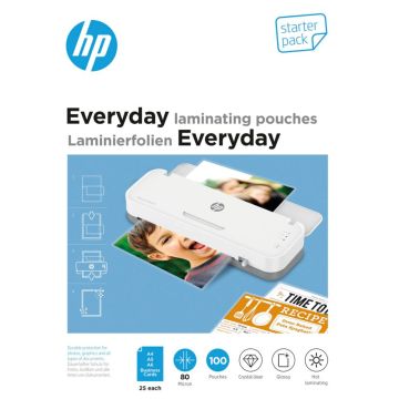 HP Ikdienas Laminēšanas Folijas, 80 mikronu, dokuments Aizsardzībai