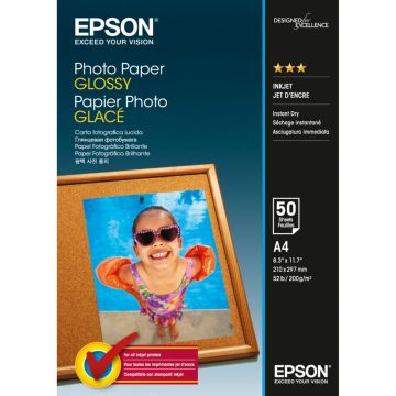 Epson foto papīrs glancēts A4 50 loksnes 200 g