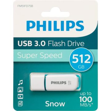 Philips USB 3.0 512 GB sniega sega Spring Green