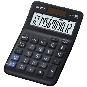 Casio MS-20F kompaktie kalkulatori ar lielo displeju