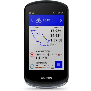 Garmin Edge 1040 Velo Dators ar 3.5" (8.9 cm) Krāsu Skārienjutīgo Ekrānu, GPS, Bluetooth, Wi-Fi