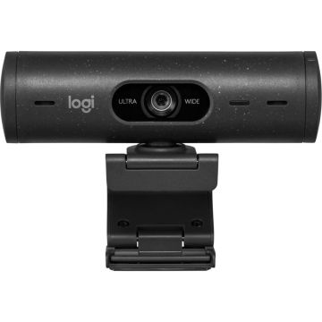 Logitech BRIO 500 Full HD Tīmekļa Kamera Videozvaniem un Tiešraidēm Melna