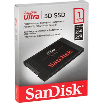 SanDisk SSD Ultra 3D 1TB R/W 560/530 MBs SDSSDH3-1T00-G26