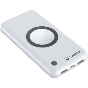 Varta Wireless Power Bank 10000mAh, 1x USB-C, bezvadu uzlāde 10W