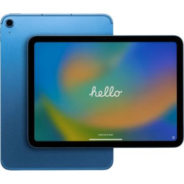 Apple iPad 10.9" (27.7 cm), A14 Bionic, 4GB RAM, 256GB, Wi-Fi + 5G, 12MP/12MP kam., zils