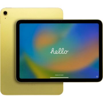 Apple iPad 10.9" (27.7 cm), A14 Bionic, 4GB RAM, 256GB, Wi-Fi, 12MP/12MP kam., dzeltens