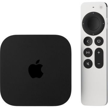 Apple TV 4K 128GB Straumēšanas ierīce, 4K izšķirtspēja, Wi-Fi, Ethernet, 128GB atmiņa