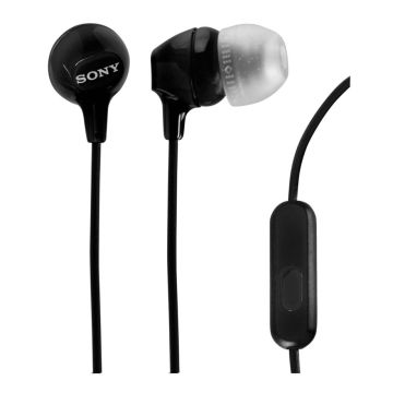 Sony MDR-EX15AP Ausīs Ieliekamās Austiņas ar Mikrofonu, Melnas