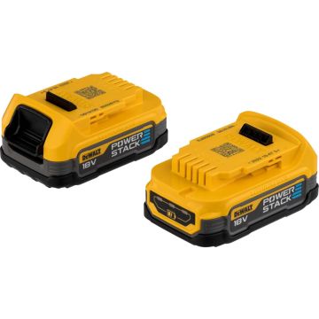 DeWalt DCBP034E2-XJ Powerstack 18V 1,7Ah akumulatoru komplekts 2 gab.