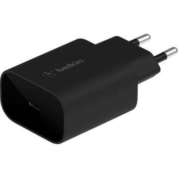 Belkin sienas lādētājs USB-C 25W PD 3.0, melns