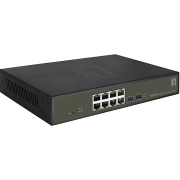 Level One GES-2110P 10-portu Gigabit PoE Switch (komutātors)