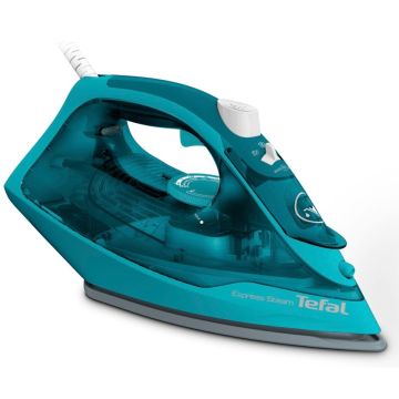 Tefal FV 2835 Express Steam gludeklis ar 2400W jaudu, pretkaļķa sistēmu un 160 g/min tvaiku, melns