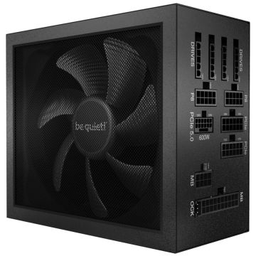 be quiet! DARK POWER 13 PSU ATX 3.0, 750W, Modulārs, 80+ Titanium, 2x 8-pin CPU, 12x SATA, 5x Molex, 4x 6+2-pin GPU