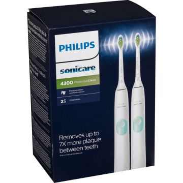 Philips HX 6807/35 Sonicare ProtectiveClean elektriskās zobu birstes, divu birstu komplekts, 2 režīmi