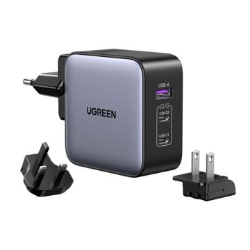 UGREEN USB-A QC 3.0 18W sienas lādētājs, EU, melns