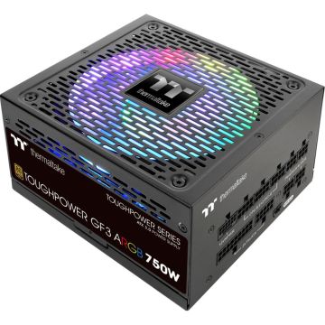 Thermaltake Toughpower GF3 ARGB 750W Gen 5 EU, ATX 3.0, GPU 8-pin: 4, SATA: 6, 4+4 pin: 2