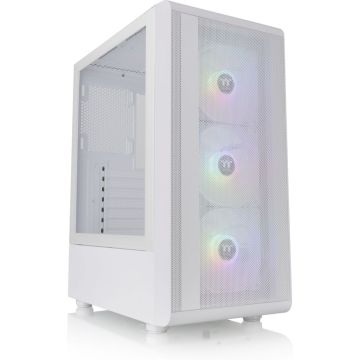 Thermaltake The Tower 200, mATX, porti: 1 x USB 3.0, 2 x USB 2.0, Audio I/O, Melns