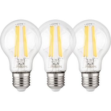 Philips LED spuldze E27 3-Pack 75W 2700K kvēlspuldze