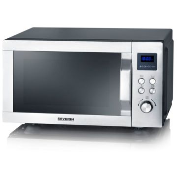 Severin MW 7777 mikroviļņu krāsns, 20 l, 700W, digitālā vadība, sudraba