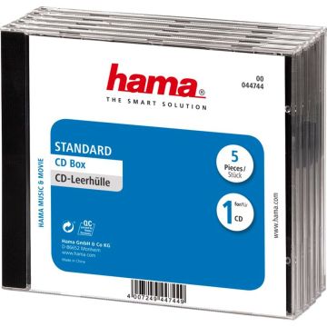 Hama CD-Box plastikāta vāciņi 5 gab.