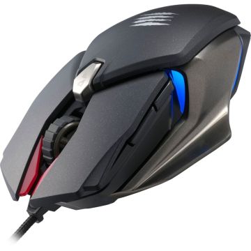 MadCatz B.A.T. 6+ RGB Spēļu Pele, 16000 DPI, Optiskā, Ar Vadu, Melna