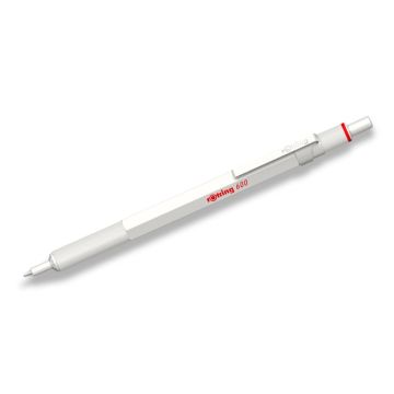 rotring 600 lodīšu pildspalva Metallic Pearlwhite