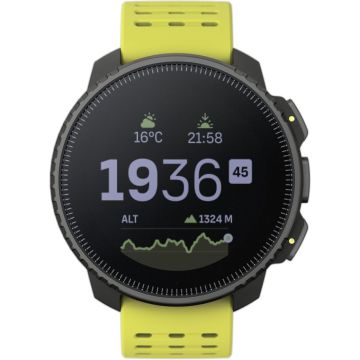 Suunto Vertical viedpulkstenis melns/lime, 1.4 collu ekrāns, GPS