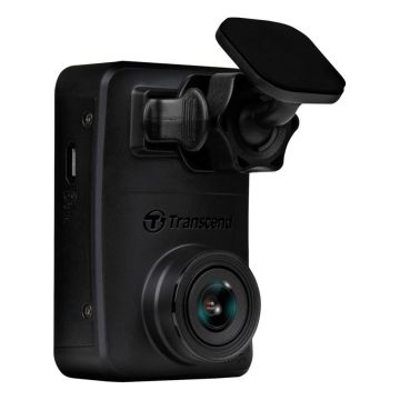 Transcend DrivePro 10 video reģistrators ar 64GB microSDXC, 1080p Full HD video, 2 collu ekrāns, platleņķa objektīvs