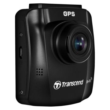 Transcend DrivePro 250 video reģistrators ar 64GB microSDXC TLC, 1080p Full HD video, 2.4 collu ekrāns