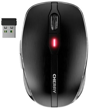 Cherry MW 8C Advanced Premium bezvadu pele, 3200 DPI, Bezvadu, Precīza, Melna