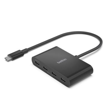 Belkin CONNECT USB-C uz 4-Portu USB-C Hub, 4x USB-C