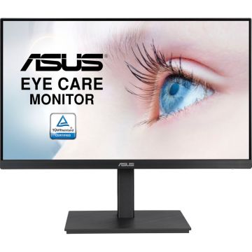 Asus VA27EQSB Ofisa monitors, 27 collas, Full HD 1920x1080 izšķirtspēja, 75Hz, IPS panelis, melns