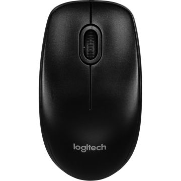 Logitech M100 Datorpele, USB, Vadu, Melna