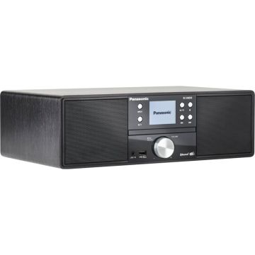 Panasonic SC-DM202EG-K Mūzikas sistēma, CD/FM/Bluetooth, 2 x 20W, melna